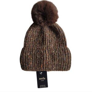 Norla Canada Alpaca, Wool Brown Toque